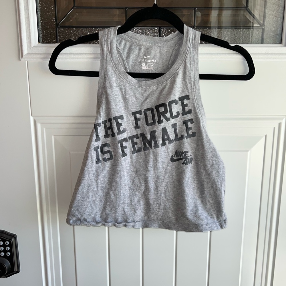 Nike Grey Razorback Tank Size Small